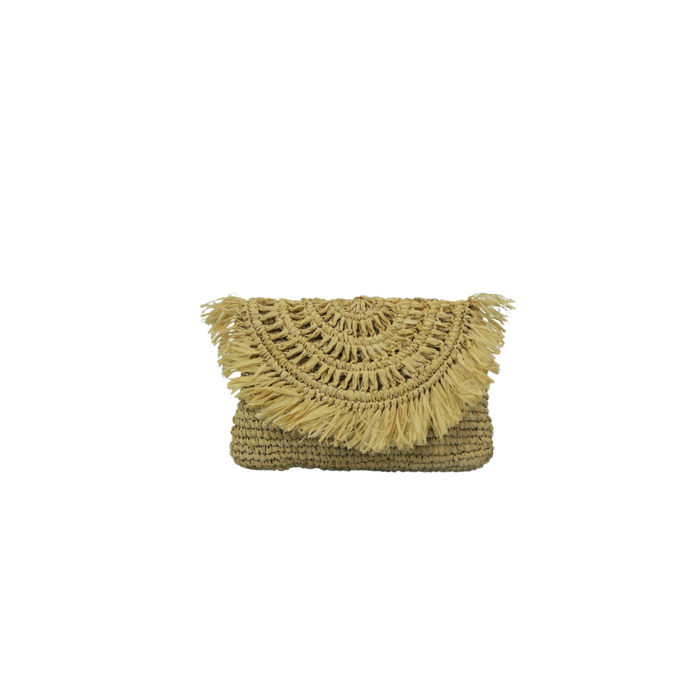 Summertime Raffia Clutch With Fringe | Wallet & Purse | omgiwouldlike ...