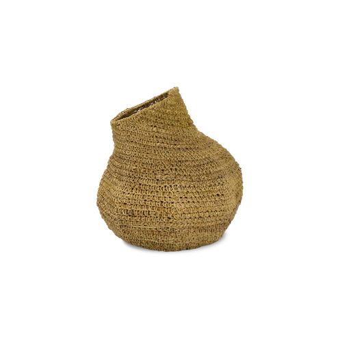 Natural Seagrass Woven Mission Pot