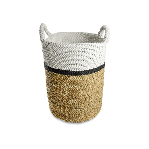 40L Byron Laundry Basket (Thin Stripe)