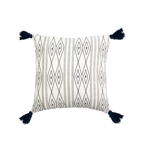 Geometric Tassel Cushion 