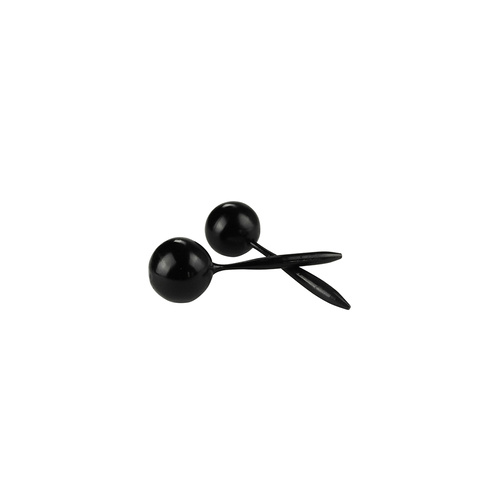 Natural Black Brown Rumba Shaker Pair