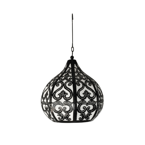 Moroccan Lotus Bud Hanging Lantern (Medium)