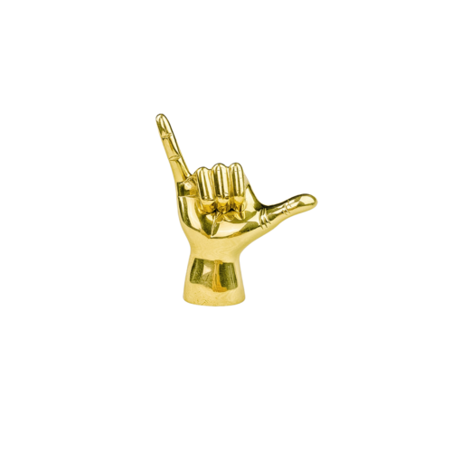 Brass Shaka Hand