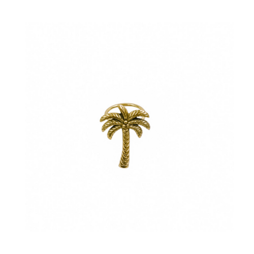 Brass Palm Tree Napkin Ring