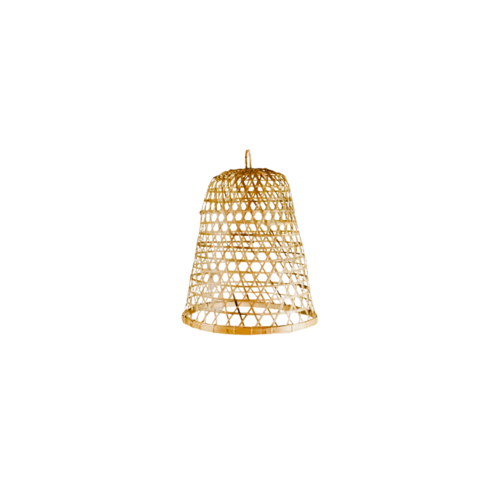 Aleta Bamboo Bird Cage Lantern Pendant