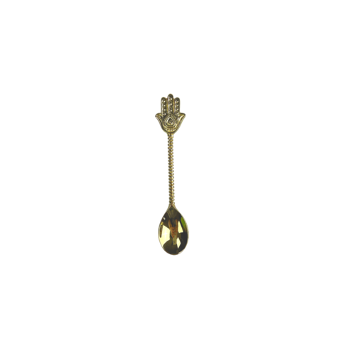 Hamsa Hand Brass Teaspoon