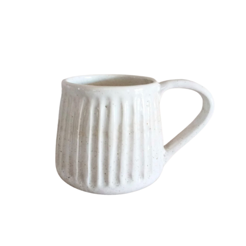 Ceramic Ribbed Mug