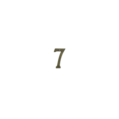 '7' Brass House Number