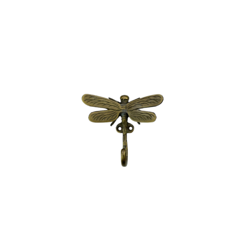 Brass Dragonfly Wall Hook